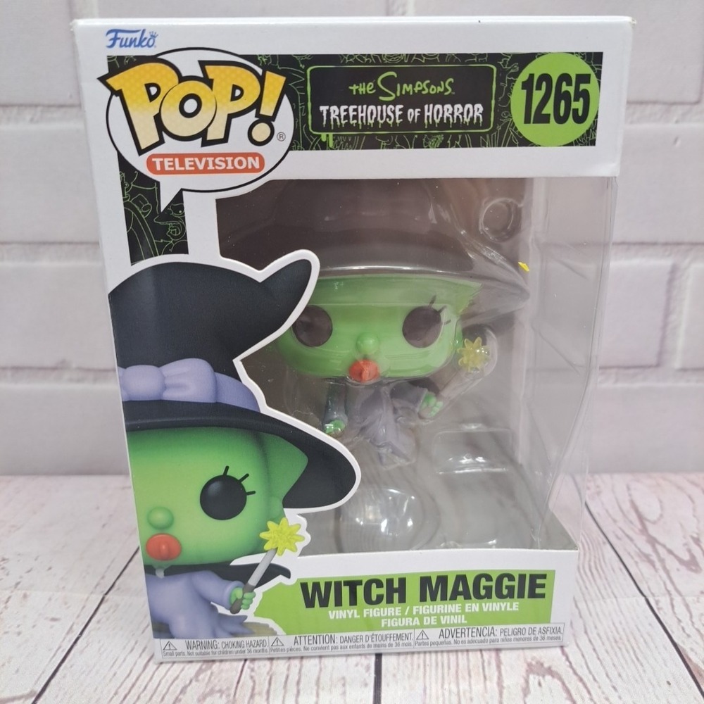 Funko Pop! Television Simpsons Treehouse of Horror 1265 Witch Maggie New‎